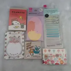 付箋 メモ帳 セット 6種類