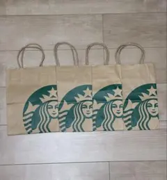 Starbucks スターバックス ショップ袋 4枚セットのサムネイル