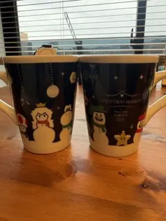 福岡クリスマスマーケット マグカップ 5個セット 天神 博多 年号入り