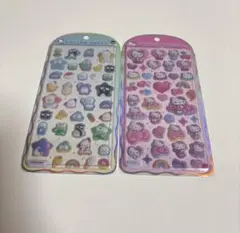 コットンパフィーシール サンリオ キティ・はぴだんぶい