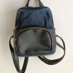 Satis Dvance リュック・バックパック ネイビー/ブラック