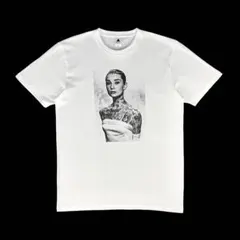 新品 オードリーヘプバーン タトゥー ローマの休日 ワイルド 映画女優 Tシャツ