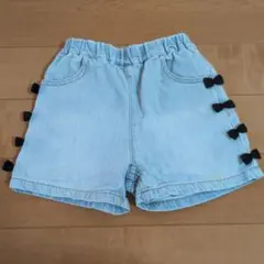 petit main リボン付き半ズボン 100cm