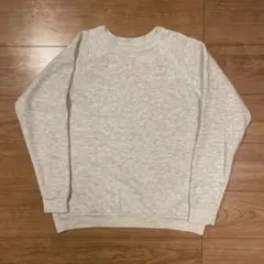 70s/アメリカ製/ラグランスウェット/オートミール/ビンテージ/XL/USA