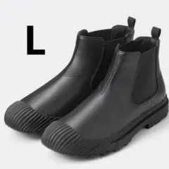 GU レインブーツ　黒　ブラック　Lのサムネイル