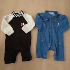 長袖ロンパース セット 80