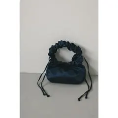 STYLE MIXER サテンギャザーハンドルバック(NVY)のサムネイル