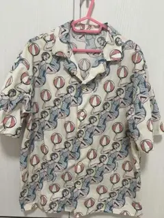 完売品 ピクセル柄つば九郎アロハシャツ ヤクルトスワローズ S 