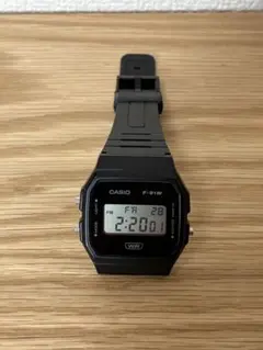 CASIO カシオ F-91WB-1AJF オールブラック