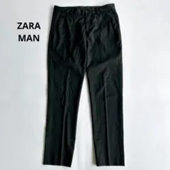 ZARA MAN ザラマン　ズボン　パンツ　ストレッチ　ブラック　メンズ　36
