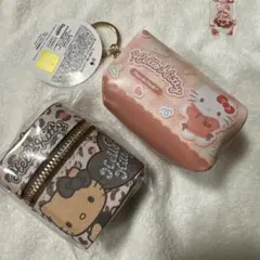 ハローキティ レオパード柄ポーチ