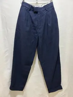 UNIQLO INES ユニクロ　イネスリネンコットンタックテーパードパンツ55