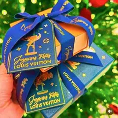 極美品❤️ルイヴィトン❤️クリスマス限定ギフトBOX❤️2個セット❤️箱❤️リボン❤️カード