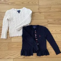RALPH LAUREN 4/4T/110 トップスまとめ売り　キッズ　女の子