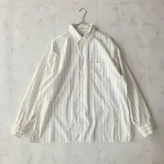 UNIQLO:C ブロードオーバーサイズシャツ ストライプ 長袖 XL
