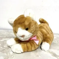 昭和レトロぬいぐるみ ねこ？トラ？ 猫茶トラ 匿名配送 昔懐かしい