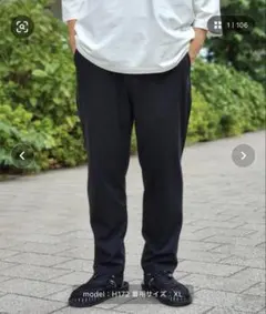 ikka GOKU楽パンツ EASY STRETCH 冷感アンクル【接触冷感　L