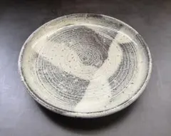 和食器　焼物　土物　丸皿　大皿　民藝風