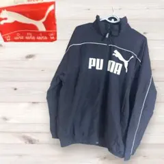 PUMA ナイロンジャケット　ウィンドブレーカー 48/50 (L) 黒