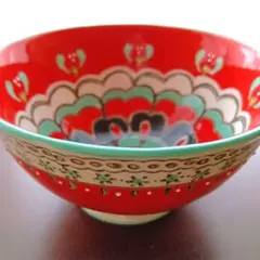 アンソロポロジー　食器　ボウル　レッドのサムネイル