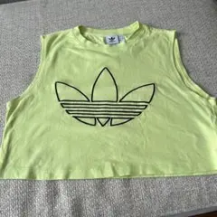adidas トレフォイル ノースリーブ タンクトップ Sサイズ　シュート丈のサムネイル