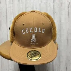 【美品】COCOLOBLAND　ココロブランド　フライトキャップ　キャメル