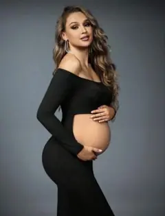 マタニティ　ドレス　マタニティフォト