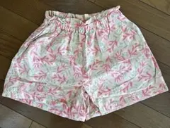 ユニクロ　キュロット　ショートパンツ　花柄　120