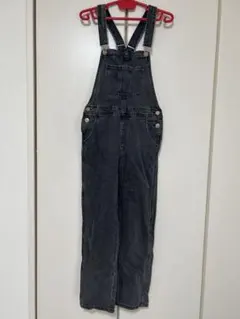 AYAさん専用　ダークグレー デニムオーバーオール