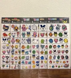 たまごっち 4サイズステッカー まめっち ふらわっち くちぱっち みみっち