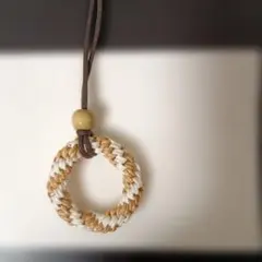 (ハンドメイド)クラフトバンドペンダントネックレス