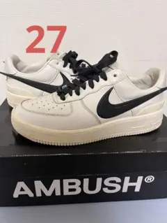 NIKE AMBUSH ブラックレザー スニーカー AMBUSH × Nike Air Force 1 Low 