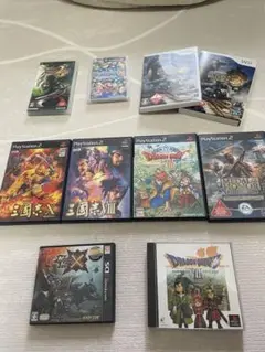 ゲームまとめ売り PSP PS2 ゲームキューブ Wii 3DS PS等