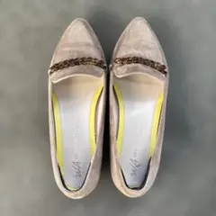 Oriental Traffic ベージュ　フラットパンプス　22.5センチ