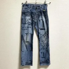 HYSTERIC MINI デニム130 プリント入り ストレート