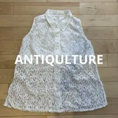 ANTIQULTURE総レースブラウス