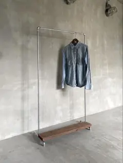 美品■インダストリアル■サークルハンガーラック■回転式■クロカワ鉄■店舗什器 美品□インダストリアル□サークルハンガーラック□回転式□クロカワ鉄