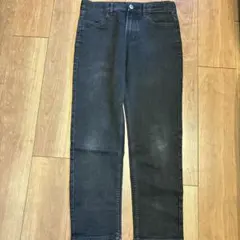 美品/H&M /デニム/黒#/長ズボン/160cm/ストレッチ