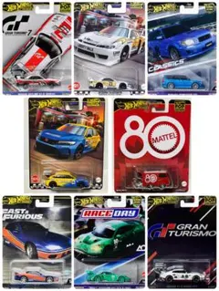 (8点) ホットウィール プレミアム 人気車種セット