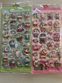 クレヨンしんちゃん ウォーターシール 2シートセット