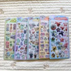 新作！うるちゅるポップシール5枚セット ディズニー　トイストーリー　ズートピア