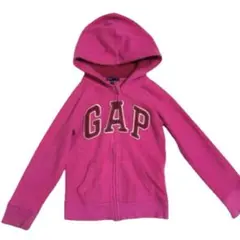 GAPパーカー ピンク ワッペンロゴ 海外 Y2K フーディー