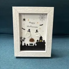 シーグラスアート　ハロウィン