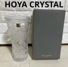 HOYACRYSTAL クリスタル花瓶 クリスタル 花瓶 フラワーベース 切り子 