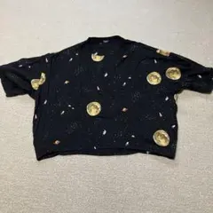 marble SUD 宇宙柄 半袖Tシャツ ブラックのサムネイル
