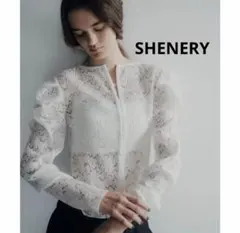 SHENERY パセリ　ジゴスリーブレーストップス　セール　新品　個性派