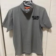 BEAMS GOLF モックネックシャツ グレー Sのサムネイル
