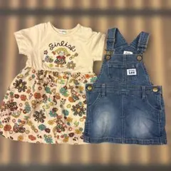 WILL MERY ワンピースとBuddy Lee ジャンスカセット 90cmのサムネイル