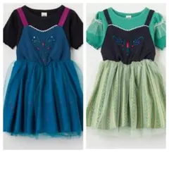 新品　Littc リトシー　アナ雪　エルサ　アナ　なりきり　ワンピース　120