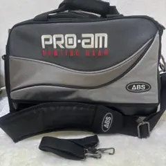 【希少】ABS PRO-am ボウリングバッグ 2個用 カート キャスター付きのサムネイル